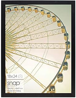 Snap 18 by 24 Inch Black Photo Picture Frame, 18x24