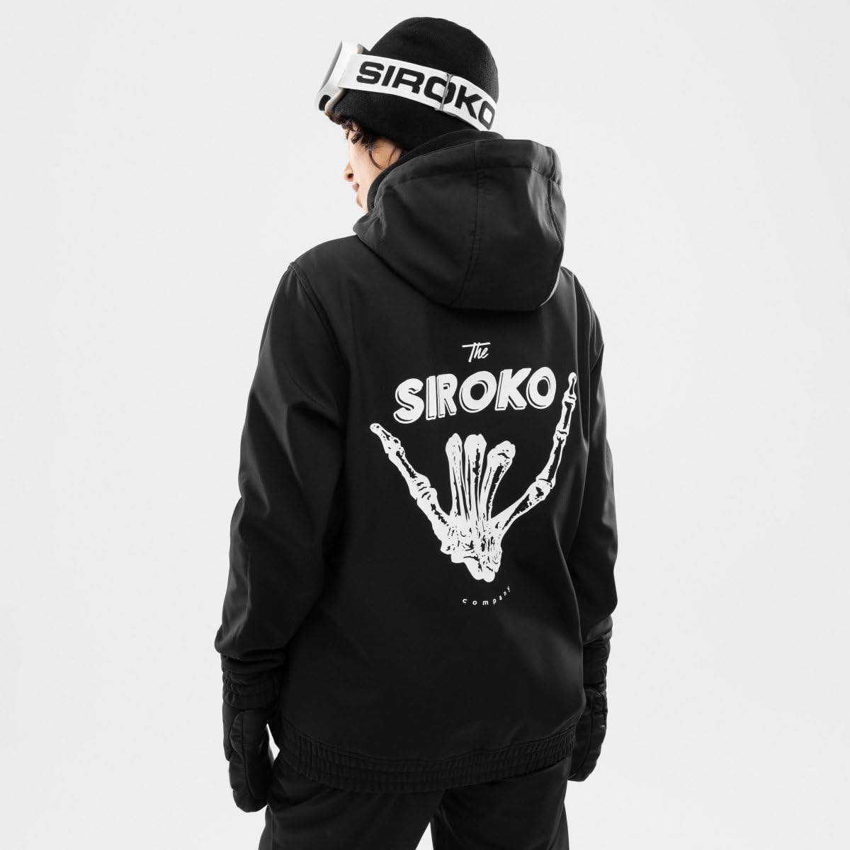 SIROKO - Chaqueta de Nieve para Mujer W1-W Shaka - S - Negro