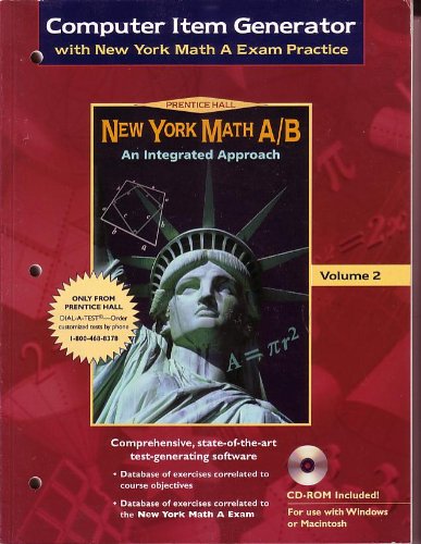 New York Math A/B :An Integrated Approach Computer Item Generator ...