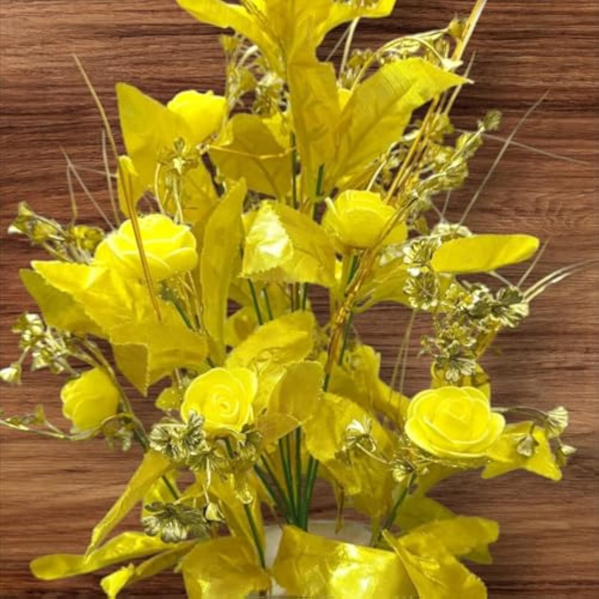 Beautiful Decorative Artificial Rose Flower Arrangement Bouquet