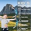 51sh6fg9hpl - Bow and Arrow Set for Kids, 2-Pack LED Light Up Archery Set with 20 Suction Cup Arrows, Outdoor Toy for Boy Girl Age 4-8 8-12 with Standing Target&2 Quivers, Birthday Gift for Kid 5 6 7 8 9 Year Old