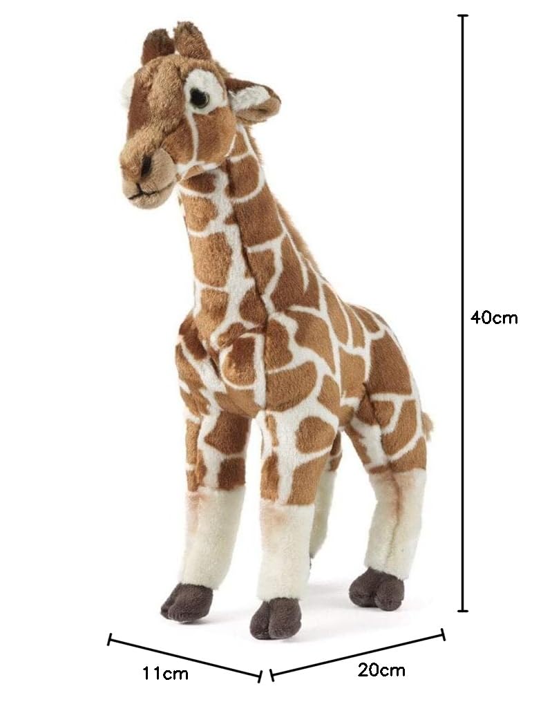 Peluche Living Nature - Grande girafe (40 cm)