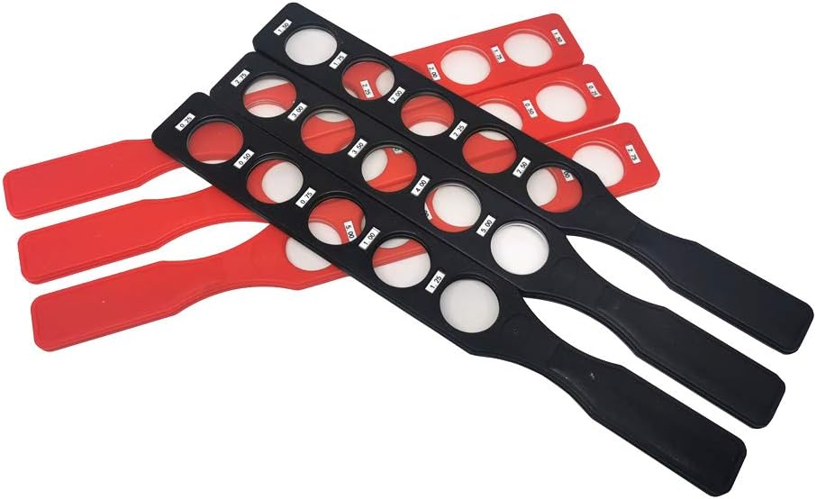 BUBUQD 30 Lenses Retinoscopy Rack Lens Set Optical Retinoscopy Rack