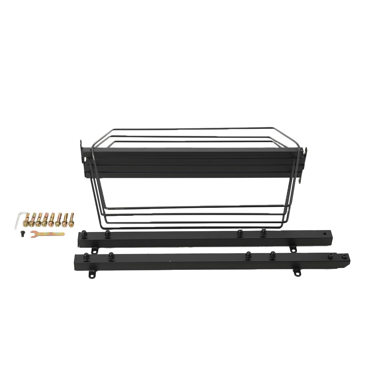 Confezione da 2 sottoselle regolabili da parete, resistenti, a 4 ripiani, in acciaio, per selle inglesi occidentali, con capacità di carico di 39,9 kg per ripiano (132 x 63 x 28 cm)