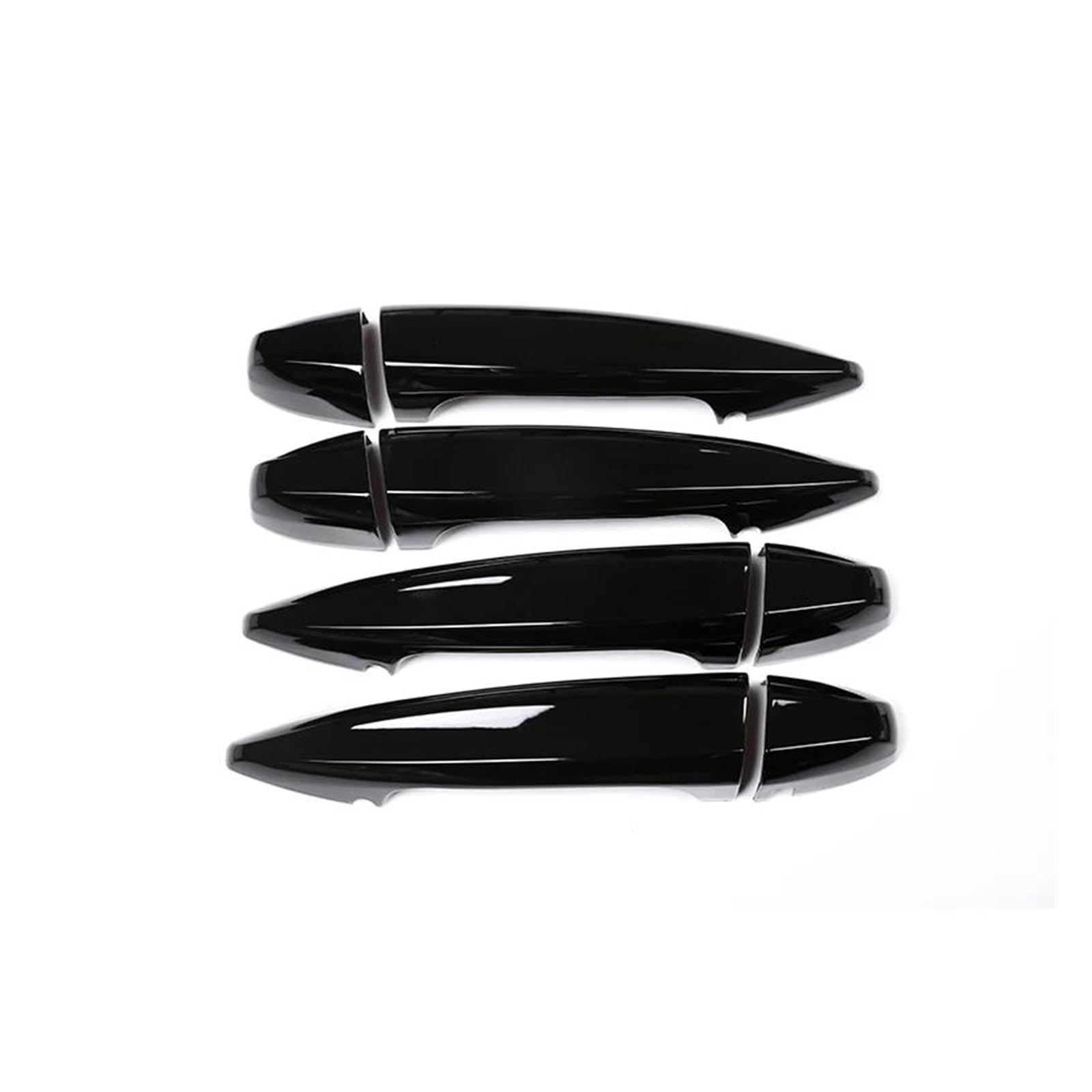 Autocollants poignées porte voiture noir laqué F15 F16 F47 F48