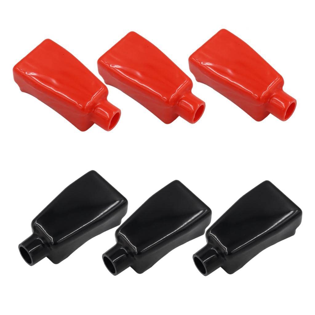 ATORSE® 6 Pieces Battery Terminal Cap Terminal Protector For Rv Red Black Color-image-20