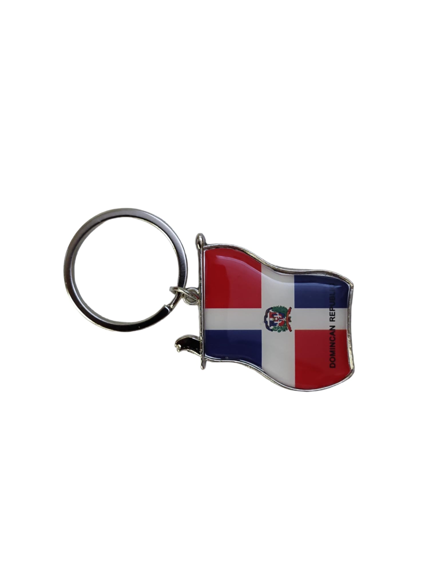 Dominican Republic Flag Metal Keychain – Souvenir & Gift For Proud Dominicans