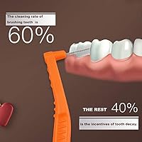 Vista 7 de 20 unids/set 0.024 in-0.059 in en forma de L cepillando sus dientes cepillo cepillo alambre