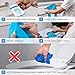 Toilet Seat Covers Disposable (Pack of 40) – Large Individually Wrapped & Liquid Absorbing for Travel in Kids & Adults Size– Adhesive Strips That Sticks to Ensure Toddlers Potty Training