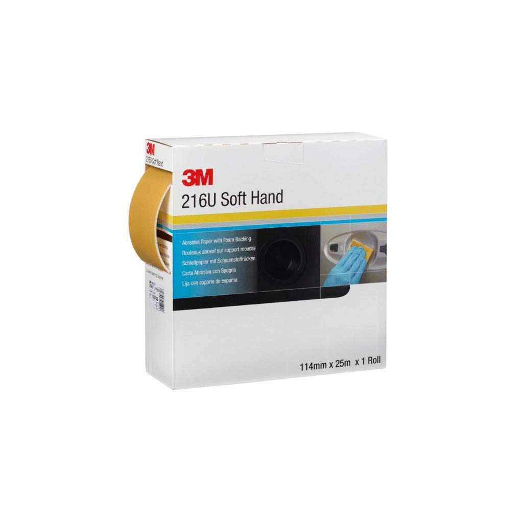 3M 51242 ROTOLO ABRASIVO SOFT CON SPUGNA 216U P 400