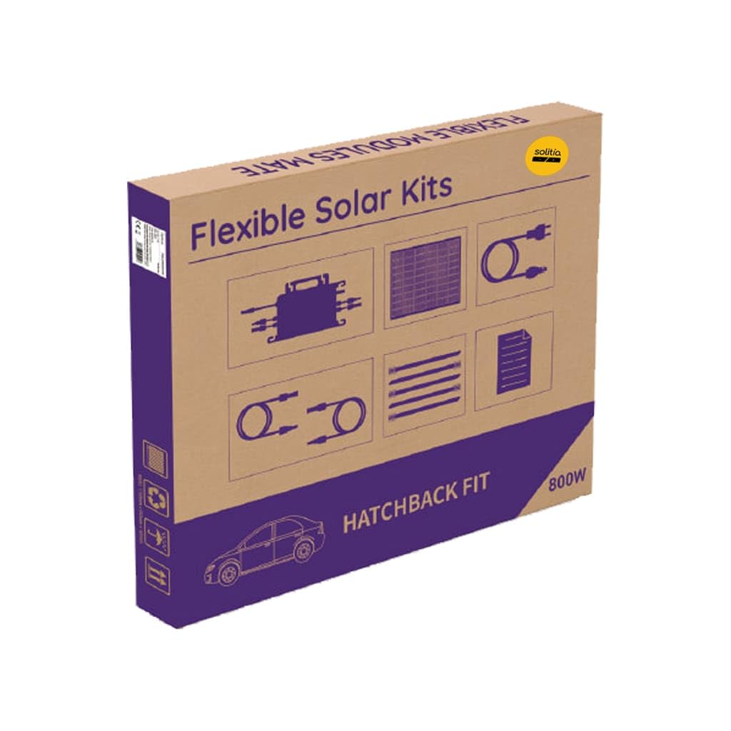 Kit autoconsumo para balcón con Paneles Flexibles y microinversor 800W