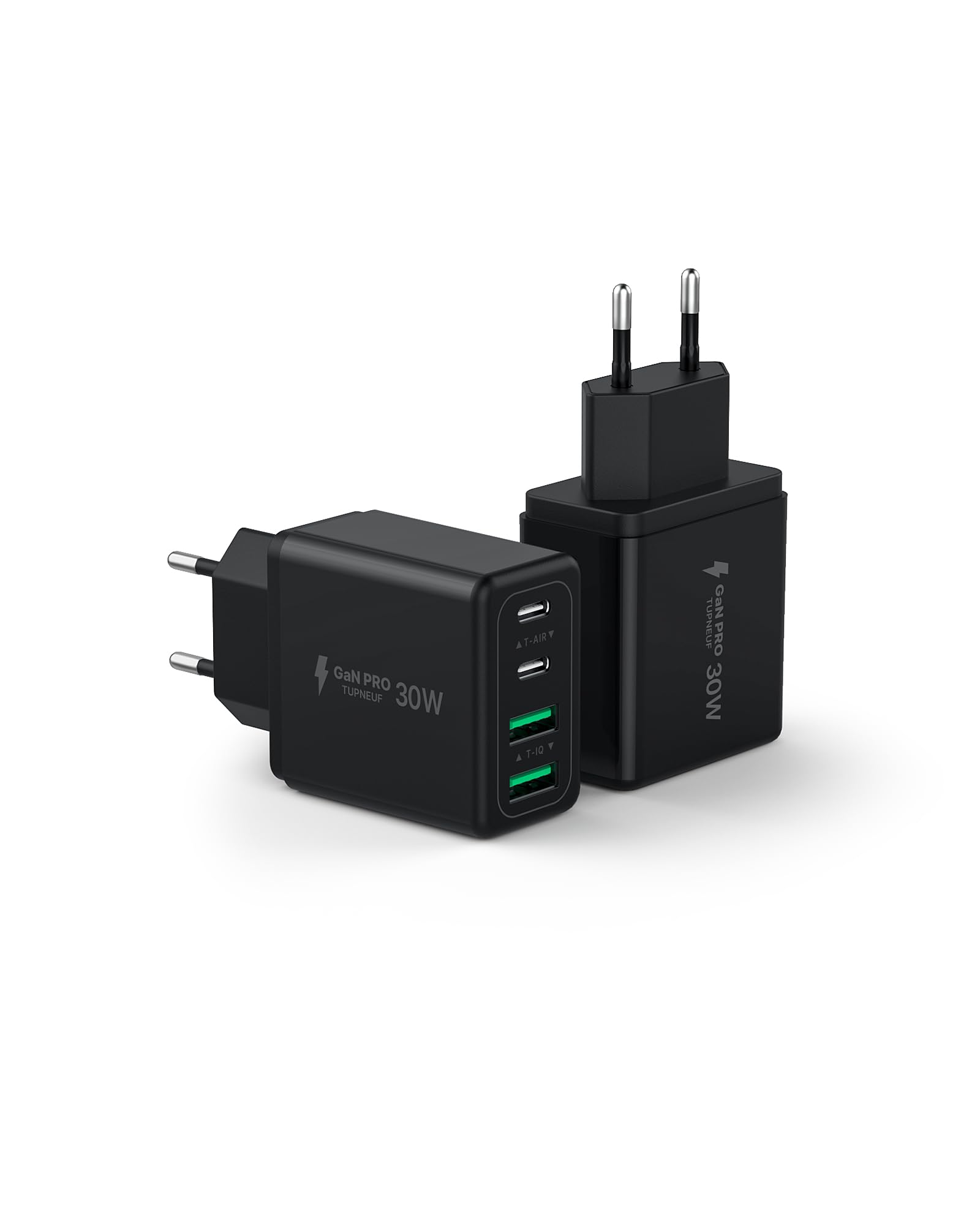 USB C Ladegerät, 4-Ports Mehrfachstecker 60W USB C Power Adapter USB Stecker PD 3.0 Schnellladegerät Netzteil USB Schnellladestecker für iPhone 16 15 14 13 12 11 Pro Max, iPad, Samsung,Handys