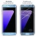 Galaxy S7 Edge Tempered Glass Screen Protector, TEIROO [Half Coverage] [9H Hardness] [Anti-scratches] [Anti-Fingerprint] [Bubble-Free]Premium HD Screen Protector for Samsung Galaxy S7 Edge (2 PACK)