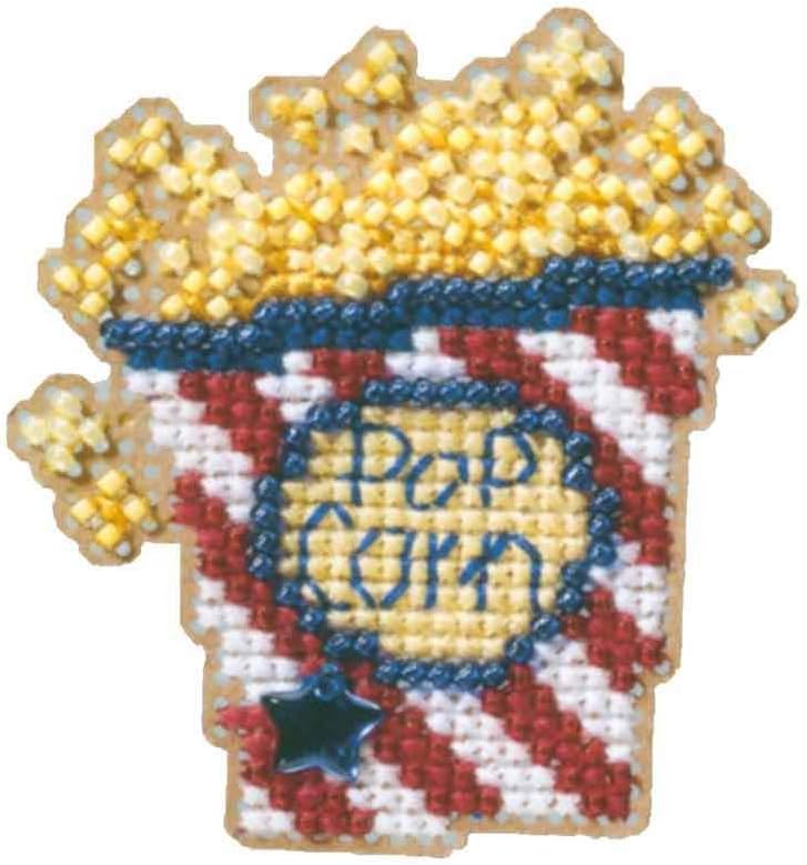 Popcorn Beaded Counted Cross Stitch Ornament Kit Mill Hill 2009 Spring Bouquet MH189103