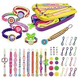 civan Friendship Bracelet Making Kit - Crafts for Kid Girls Toys Ages 8-13, String Bracelet Maker Tool with Beads - Kids Jewelry-Making Kit Christmas Birthday Gift for Girls 6 7 8 9 10 11 12 13