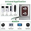 Auspow Doorbell Transformer 24V 40VA for Ring Video Doorbells, Hardwired Door Chime Transformer Power Supply, Compatible with Ring, Nest Hello, Wyze and Eufy Video Doorbells