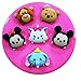 Tsum Tsum Mickey Minnie Puchatek Tygrys Dumbo Silikonowa forma do ciasta dekorowania ciastek Toppery na babeczki lukier narzędzie cukiernicze firmy Fairie Blessings