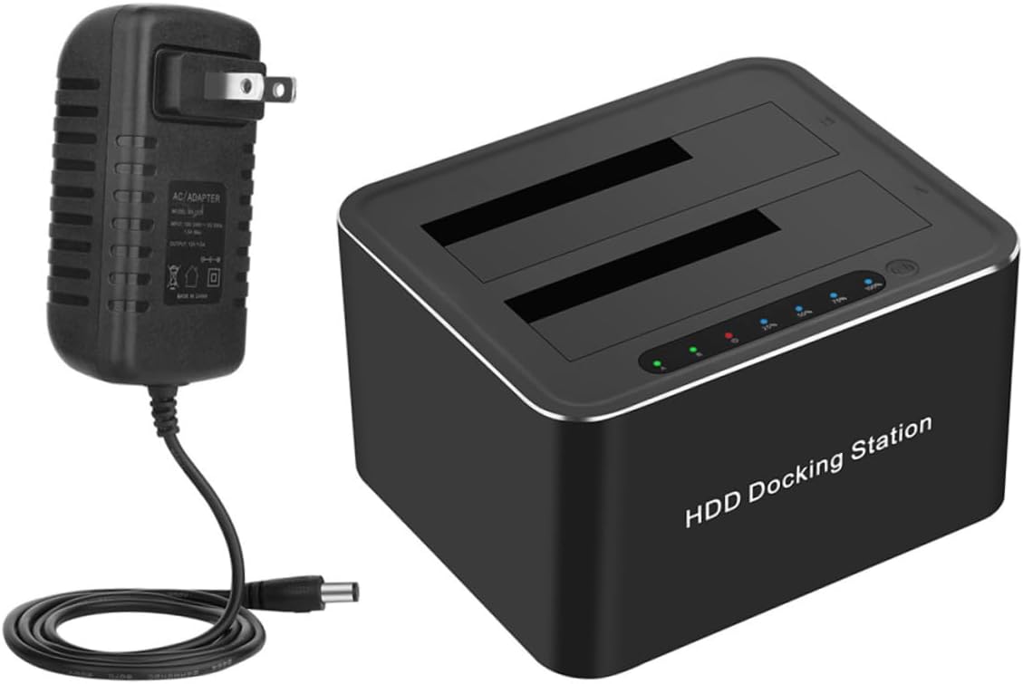 balacoo Hard Drive Dock Clone Function to USB Adapter Support Ssd Easy to Plug