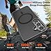 SUPFINE Magnetic for Samsung Galaxy S24 Plus Case / S25 Plus Case(Compatible with MagSafe) (Military Grade Drop Protection) Slim Translucent Shockproof Phone Case,Black