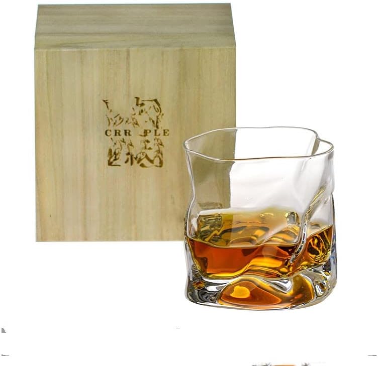 Miniatura 5 de Crumple - Vasos de whisky estilo japonés (2 piezas)