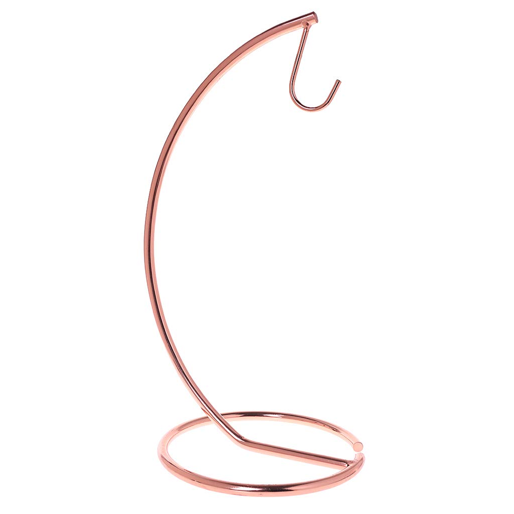 Bengkui Copper Fruit Rack, Banana Hanger Racks Fruit Displaying Storage Hook Holder Living Room Decoration