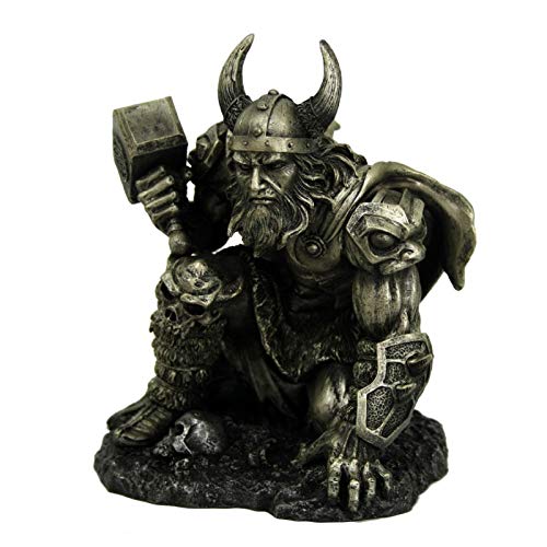 Statuette Thor Odinson marteau viking Pacific Giftware pour décoration maison