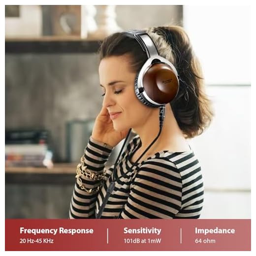 Y YO-TRONICS Pine Wood Over Ear Headphones
