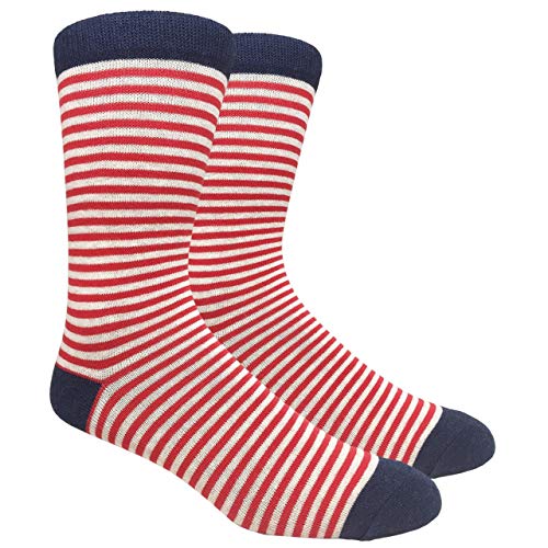 MOXY Socks Oddball Thin Stripe American Dress Crew Socks