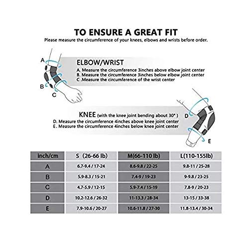 image for DOMEANYWAY Knee Pads for Kids/Youth, Protective Gear Set with Elbow Pa