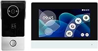Vista 2 de Smart Video Doorbell Intercom System with 7" Touch Screen Monitor, 2MP HD Camera with Night Vision, Two-Way Audio, RFID IC Card Access, Wi-Fi Tuya