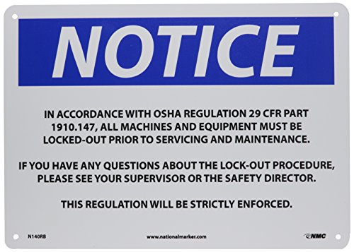 NMC N140RB OSHATCAWFhuNOTICE - OSHAK29ɏ...vA14C` x 10C`AdvX`bNAnɃubN/u[