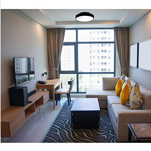 Plafon luminária sobrepor redondo moderno branco 7651