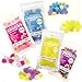 Blue Japanese Konpeito Sugar Candy – Tiny Colorful Candy with Fruity Flavors (Grape, Cider, Melon, Muscat, Grapefruit) – 3.5oz (100g), Made in Japan
