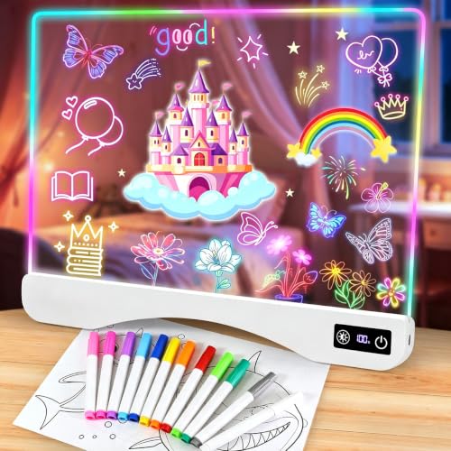 Image of PATPAT 17 Inch Rechargeable LED Drawing Board for Kids