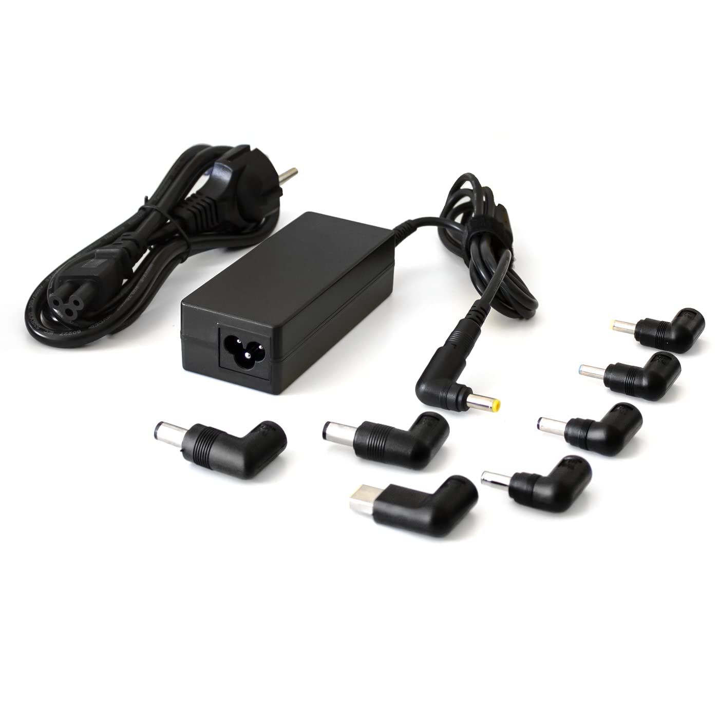 Caricatore/Alimentatore Universale Notebook 65W – Compatibile HP, ASUS, DELL, MSI, Lenovo, Samsung, Acer, Toshiba Alimentatore Rapido Multi-Adattatore 8 adattatori