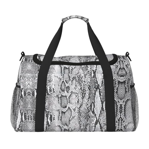 Bolsa de viaje plegable e impermeable con estampado animal print