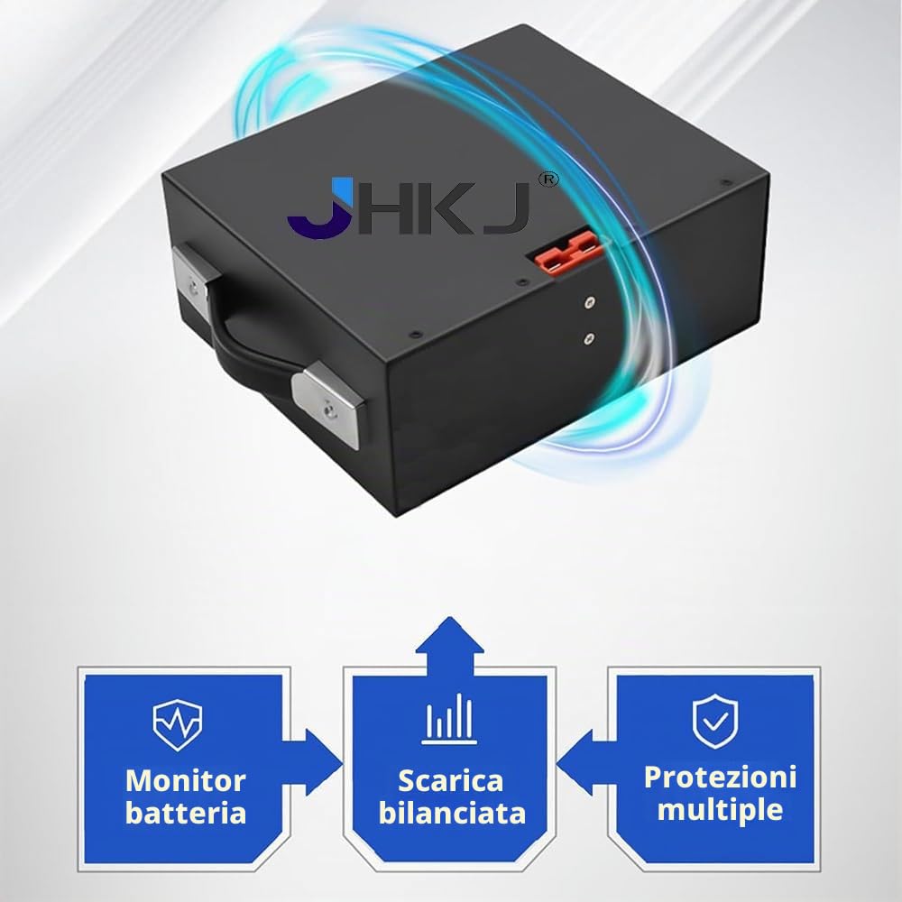 Batterie per transpallet da 48 V, batterie per carrelli elevatori elettrici da 48 V, 10 Ah, 15 Ah, 20 Ah, batterie per Camion di carico e Scarico con Spina Anderson