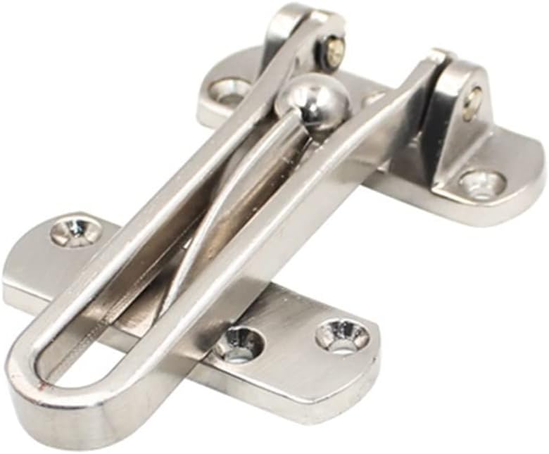 Lock,Chain Locks for Inside Door, Safety Door Bolt Home Anti-Theft Door Door Lock Chain Stainless Steel Security Bedroom Latch