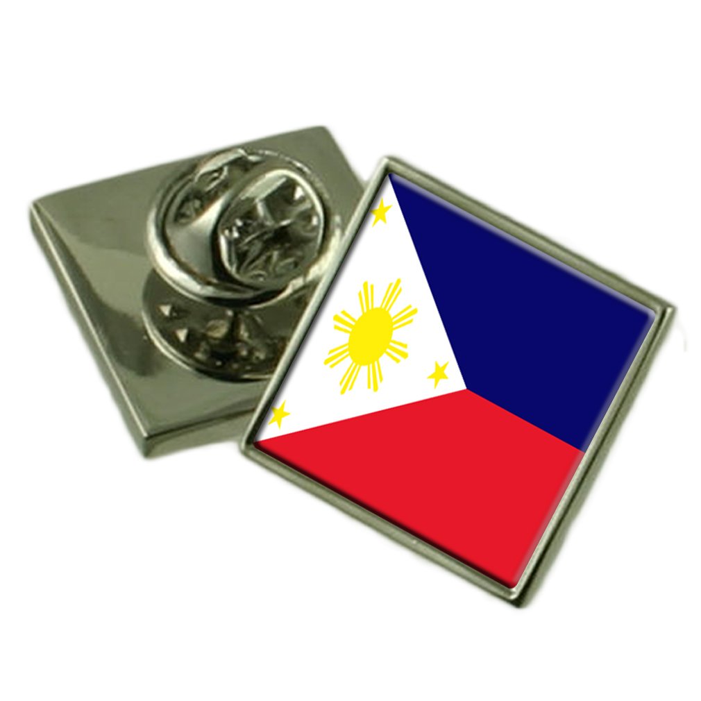 Insignia de solapa de Filipinas grabada que no daña la ropa 5