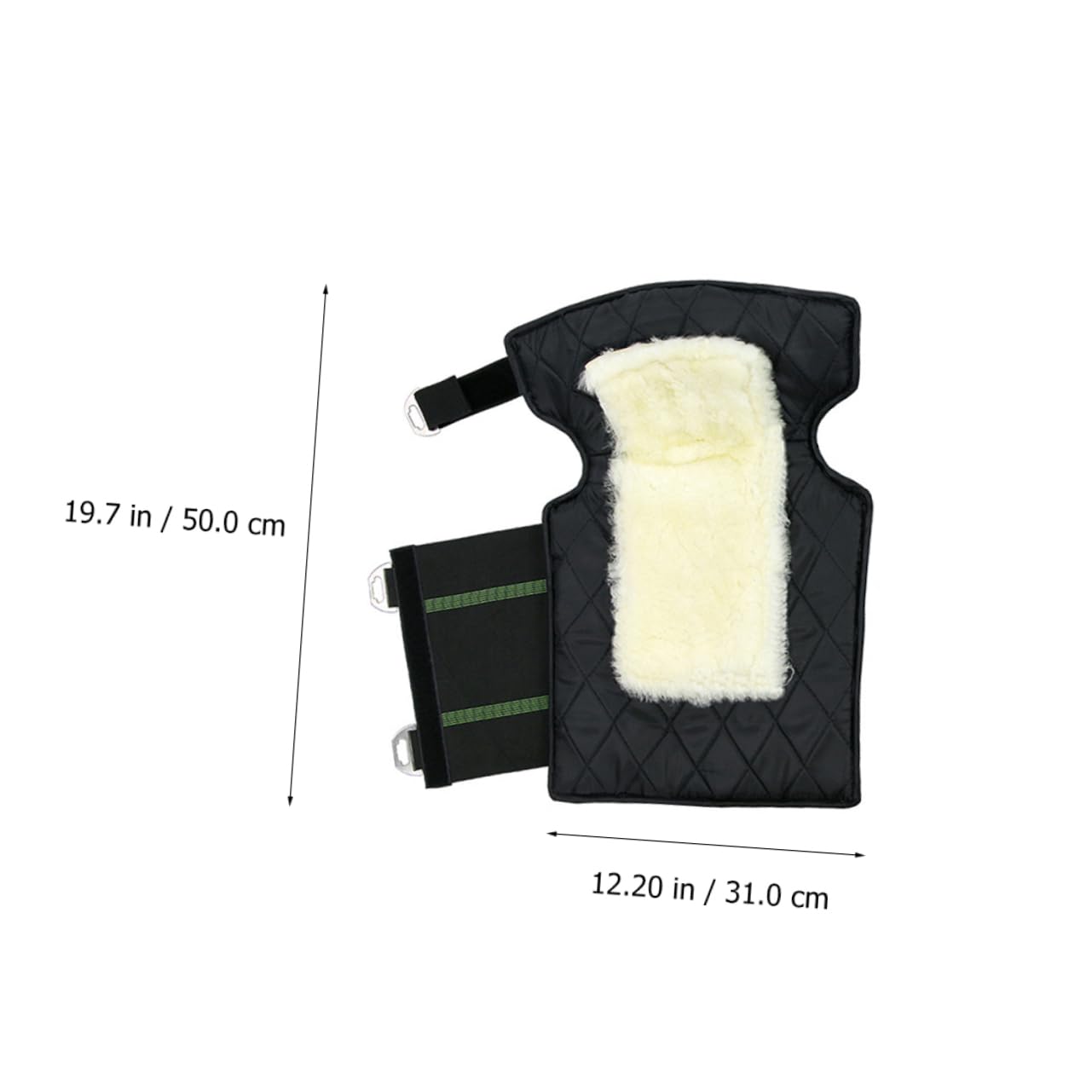 BCOATH 1pair Warm Kneecap Protectors Thickened Knee Sleeves for Motorcycle Riding Windproof Design Fit for Cold Weather Lightweight and Comfortable Support