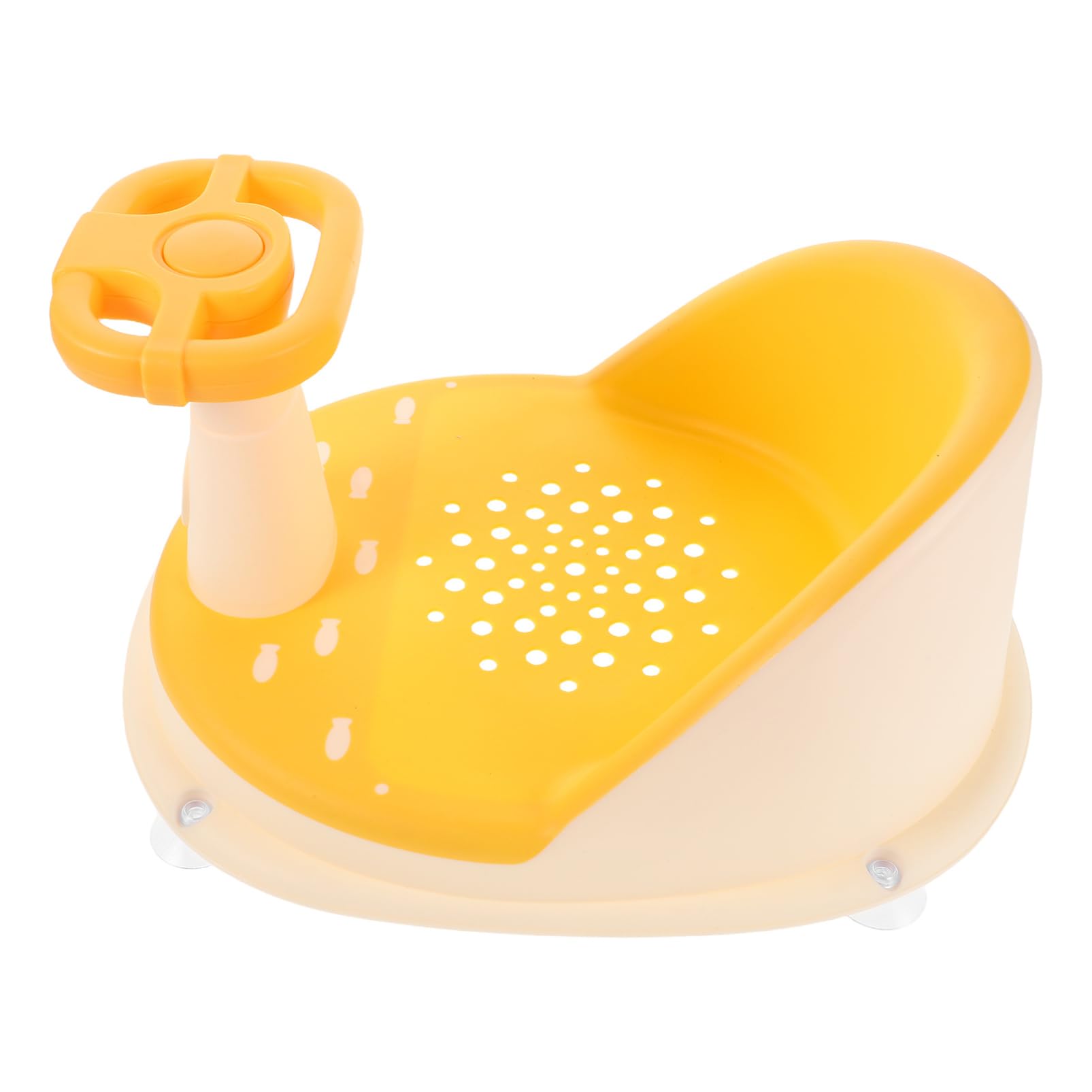 TOYANDONA Badewannensitz mit Saugnapf Rutschfester Sitzhilfe für Junge Mädchen und Kleinkinder Höhenverstellbar Kompaktes Design für Badewanne und Dusche