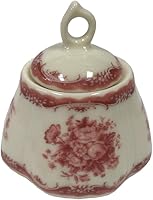 Vista 7 de Madison Bay Co. - Juego de té de porcelana de 13 piezas con diseño de rosas florales clásicas, reproducción antigua