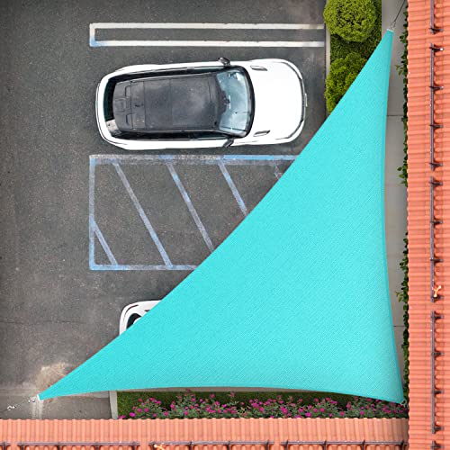 Royal Shade Toldo RTAPRT10 de 14 x 14 x 19.8 pies, tela de refugio para patio al aire libre, 95% de protección UV, 200 g/m², hacemos tamaño personalizado