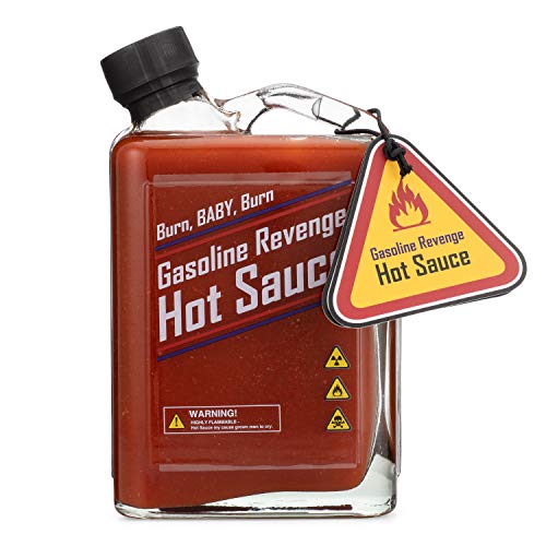 Modern Gourmet Foods - Scharfe Chili-Sauce - Feuriges Hot Sauce Geschenk mit Flasche in Benzinkanister-Optik