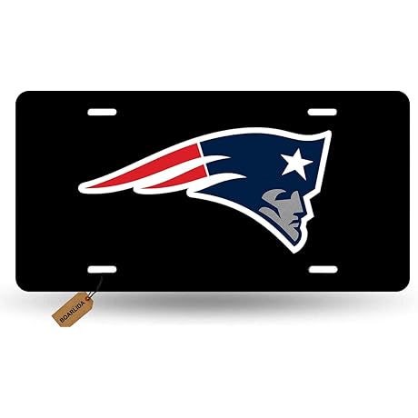 New England Patriots Decor License Plate