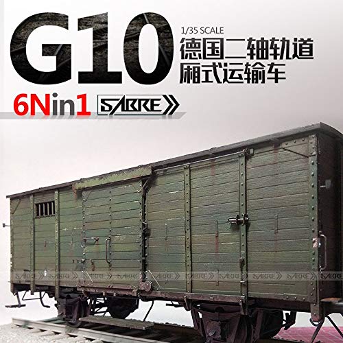 1/35スケール　サンダーモデル　ドイツ貨車 G10 & Gr 15t セット Amazon | サンダーモデル 1/35 ドイツ軍 有蓋貨車 G10 プラモデル