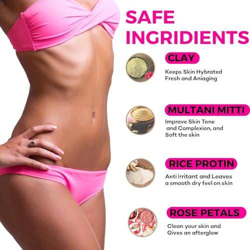 Image of Bikini Wax Powder for Women | Hair Removal Powder for Women Bikini Area | Body Wax Powder for Women | Smooth & Clean Hair Removal for Bikini Line and Body | Easy to Use Wax Powder - 100 g (Pack of 1)