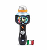 VTech Microfono Magic Show, Microfono Karaoke per Bambini con 15 Canzoni