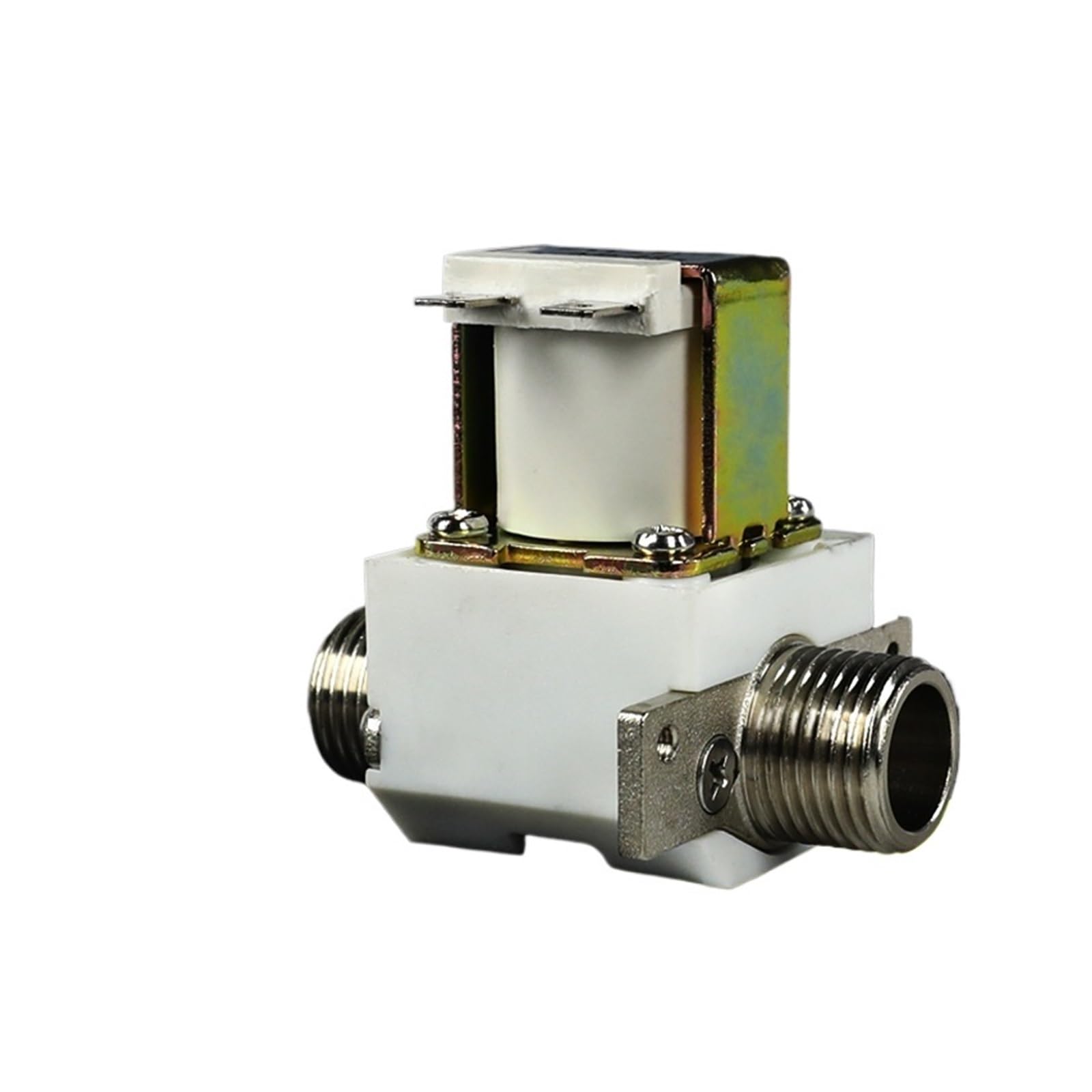 Électrovanne 1/2 laiton évite blocages eau chaude 100°C normalement ouverte