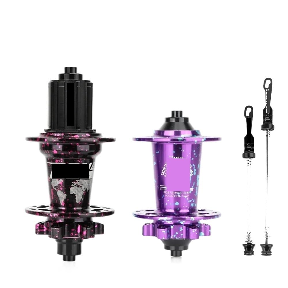 MTB 120 Click Hub 6 Cuscinetti Bici Anteriore Posteriore 32 36 Fori Freno a Disco | QR Bicicletta Mass Thunder Noisy Cube HG 6 Mozzi Nottolino TH390